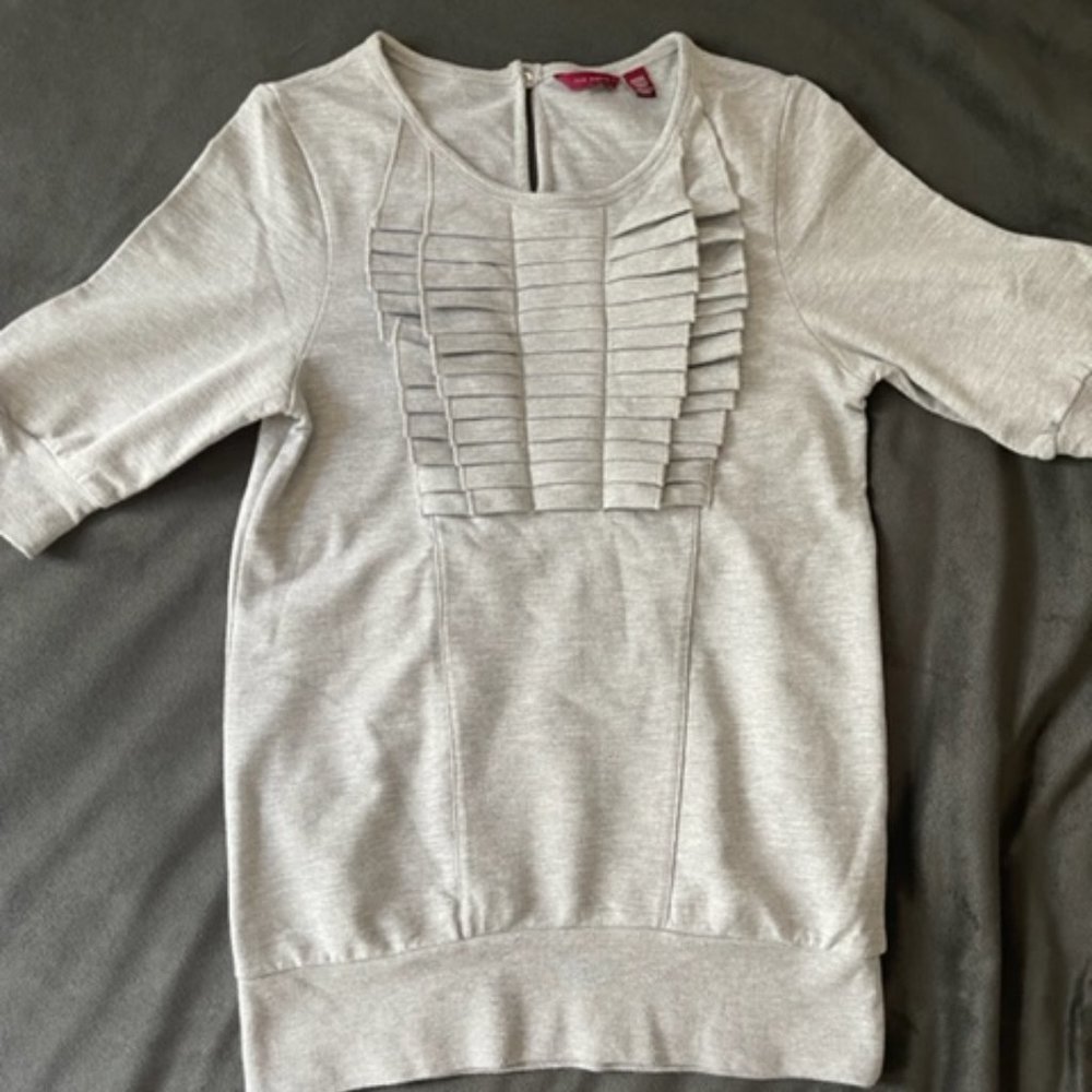 Ted Baker Mid sleeve Ruffle front top